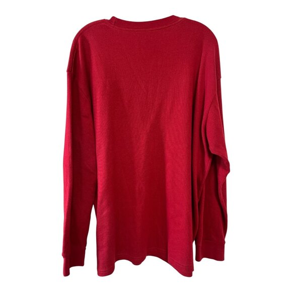 Ecko Unltd. Men’s 2XL Long Sleeve Thermal Shirts – Red & Black Diamond Graphic ( - Picture 3 of 5